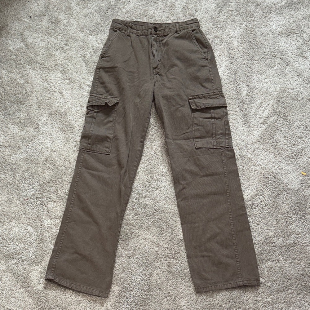 stradivarius Olive Green Cargo Pants